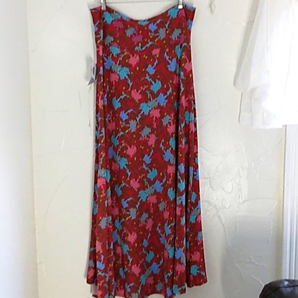 LuLaRoe Maxi Fold Over Waist Skirt Size XL New With Tags